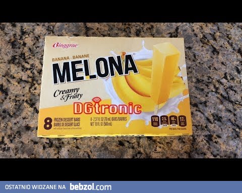 MELONA BANANA FROZEN DESSERT BAR REVIEW VIDEO