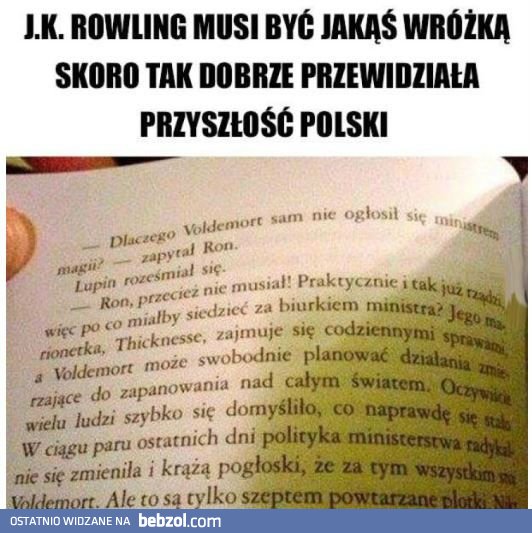 J.K. Rowling przewidziała przyszłość Polski