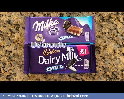  CADBURY DAIRY MILK OREO vs MILKA OREO milk chocolate bars