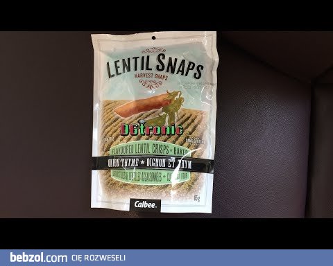 CALBEE LENTIL SNAPS  ONION THYME   REVIEW VIDEO