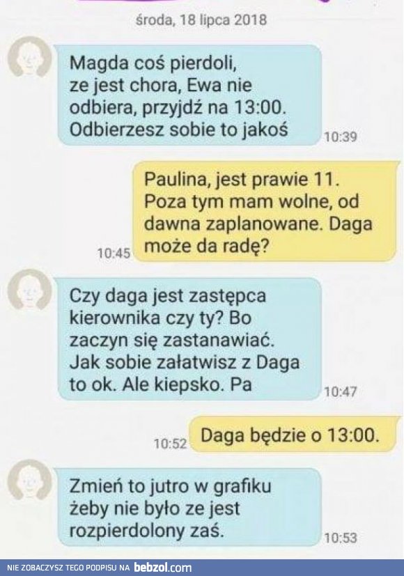 Najgorszy typ szefowej 