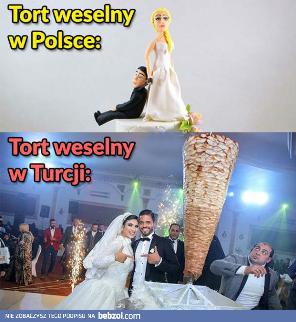 Tort weselny w Polsce vs w Turcji 