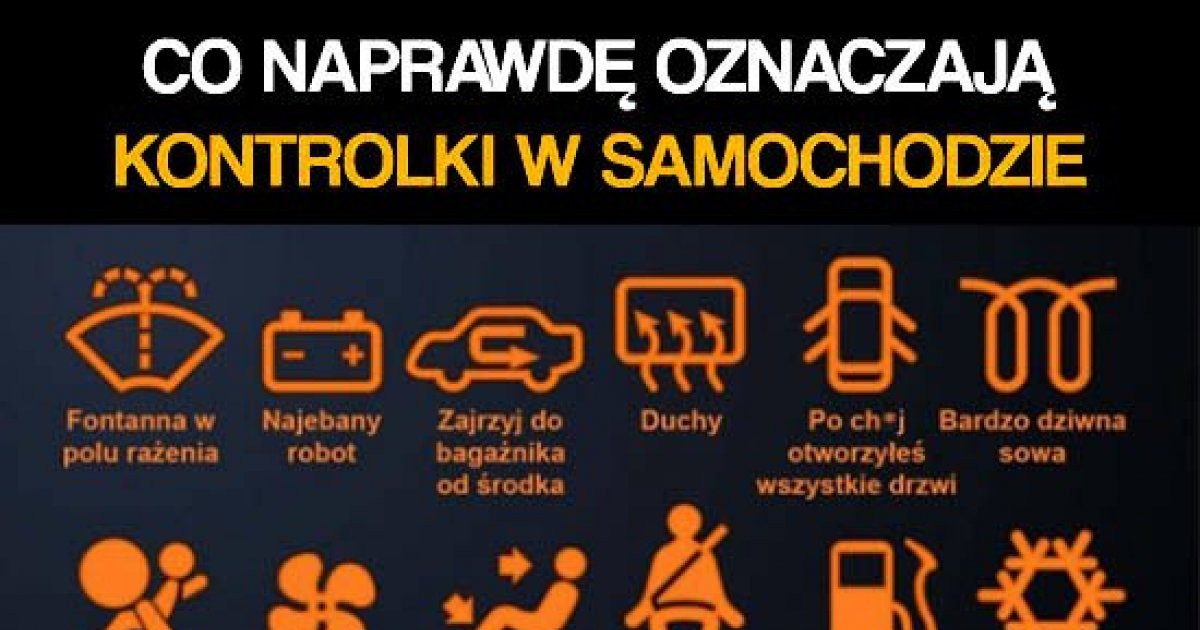 Co naprawdę oznaczają kontrolki w samochodzie | bebzol.com