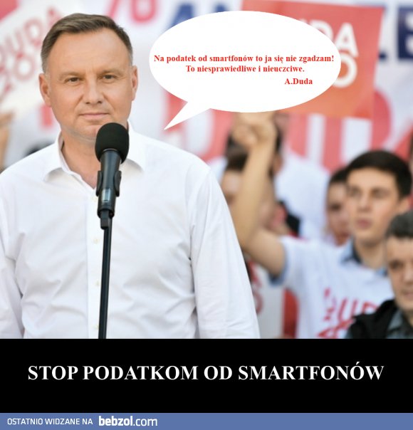 STOP PODATKOM OD SMARTFONÓW