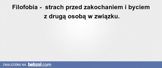 Filofobia - lęk przed zakochaniem